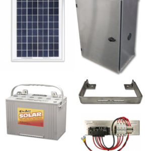 10 Watt Off-Grid TeleCom Solar Kit (TCK)