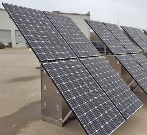 1100 Watt Free-Standing Oil & Gas Solar Kit (FSOK)