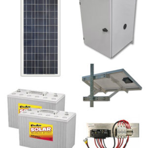 125 Watt Off-Grid Industrial Solar Kit (IK)
