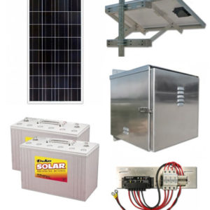 140 Watt Off-Grid Oil & Gas Solar Kit (O&GK)