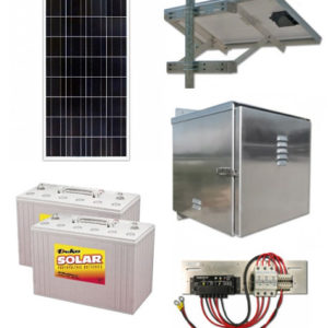 150 Watt Off-Grid Oil & Gas Solar Kit (O&GK)
