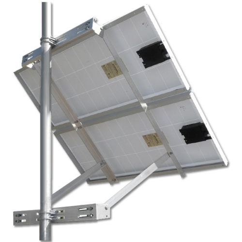 2X-SPM, Solar Panel Pole/Tower Mount
