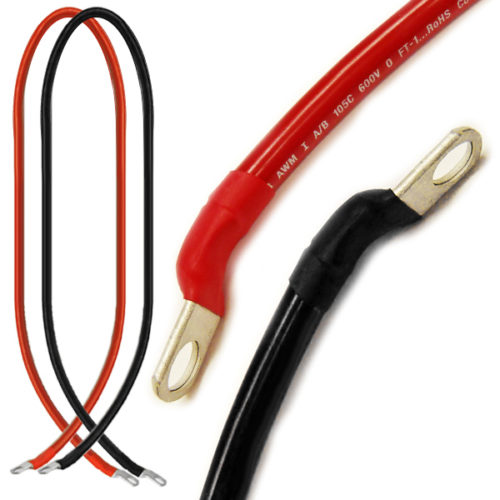 4 Gauge 60" (5') Battery Cable (Positive and Negative)