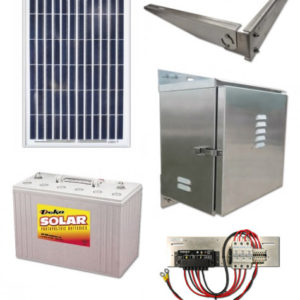 50 Watt Off-Grid Oil & Gas Solar Kit (O&GK)