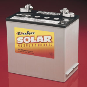 DEKA Solar 8A22NF-DEKA AGM Deep Cycle Battery 12V, 63 Ah@C/100 Hr Rate, T881 Terminal