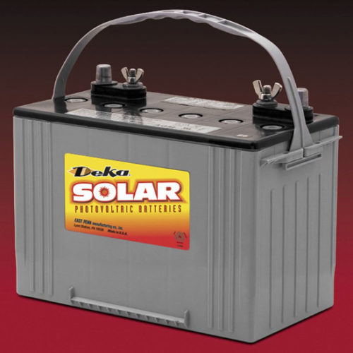 DEKA Solar 8A27DT-DEKA, AGM Deep Cycle Battery 12V 106 Ah@C/100 Hr Rate, DT Terminal