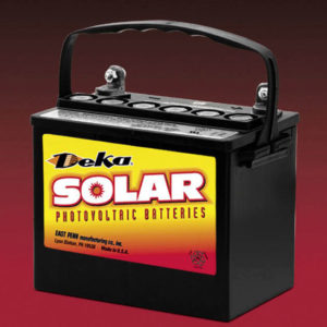 DEKA Solar 8AU1H-DEKA, AGM Deep Cycle Battery, 12V, 37 Ah@C/100 Hr Rate, T873 Terminal with Handle