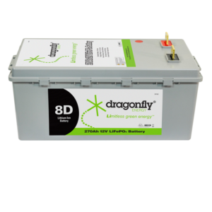 Dragonfly Lithium 270Ah 12V 8D LiFePO4 Battery