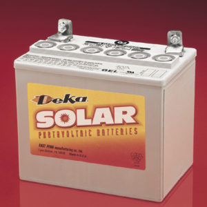 DEKA Solar 8GU1-DEKA, Gel Deep Cycle Battery, 12V, 36 Ah@C/100 Hr Rate, T873 Terminal, No Handle