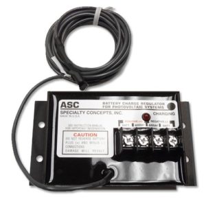 ASC 12/12 F, Charge Controller- 12 AMP- 12V- Adjustable Set Points