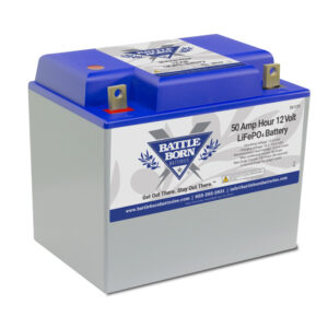 Battle Born Lithium BB1250 50Ah 12V Group 24 LiFePO4 Deep Cycle Battery