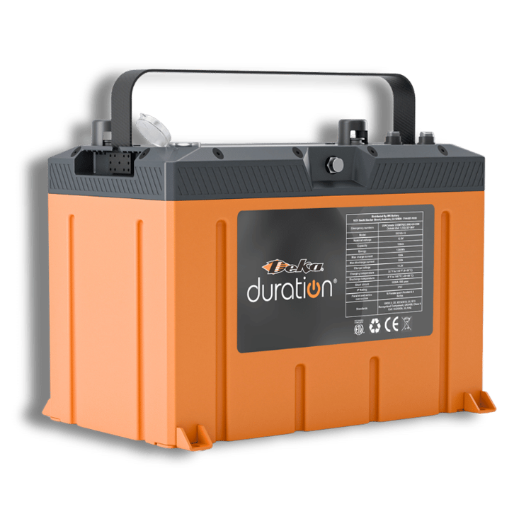 Deka Duration DD100-12H 12V Heated Lithium Battery (LiFePO4)