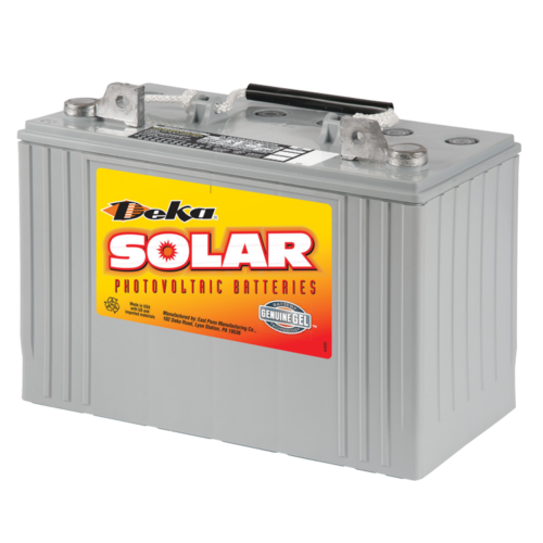 DEKA Solar 8G30-HFL-DEKA, Gel Deep Cycle Battery 12V, 108 Ah@C/100 Hr Rate T876 Terminal