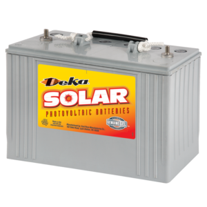 DEKA Solar 8G31-HST-DEKA, Gel Deep Cycle Battery,12V, 108 Ah@C/100 Hr Rate STUD Terminal