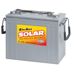 DEKA Solar 8G5SHP-DEKA,Gel Deep Cycle Battery, 12V, 123 Ah@C/100 Hr Rate, T876 Terminal