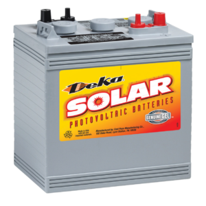 DEKA Solar 8GGC2-DEKA, Gel Deep Cycle Battery, 6V, 198 Ah@C/100 Hr Rate T881 Terminal