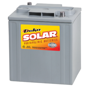 DEKA Solar 8GTE35-DEKA,Gel Deep Cycle Battery, 6V, 220 AhC/100 Hr Rate, SAE Terminal