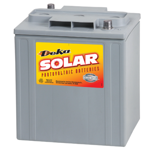DEKA Solar 8GTE35-DEKA,Gel Deep Cycle Battery, 6V, 220 AhC/100 Hr Rate, SAE Terminal