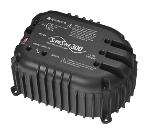 Morningstar SureSine Classic 12 V, 300 Watt Off-Grid Pure Sinewave Inverter, 115V Output