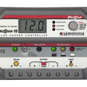 PS 15M-48V, ProStar 15 Charge Controller with Meter-48V