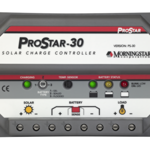 PS30, Prostar 30 Amp , 12/24 Volt Charge Controller, No Meter