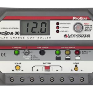 PS 30M-PG, ProStar 30 Charge Controller- Positive Ground with Meter