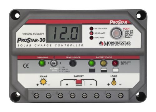 PS 30M-PG, ProStar 30 Charge Controller- Positive Ground with Meter