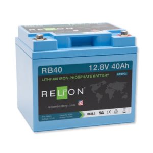 Relion RB40 Lithium Iron Phosphate 12.8V 40Ah Battery