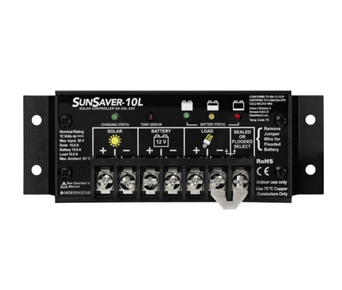 SS-10L-12V, SunSaver- 12V,10 Amp- LVD