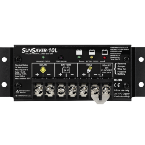 SS-10L-24V, SunSaver 10 Charge Controller, 24V, 10 Amp -LVD