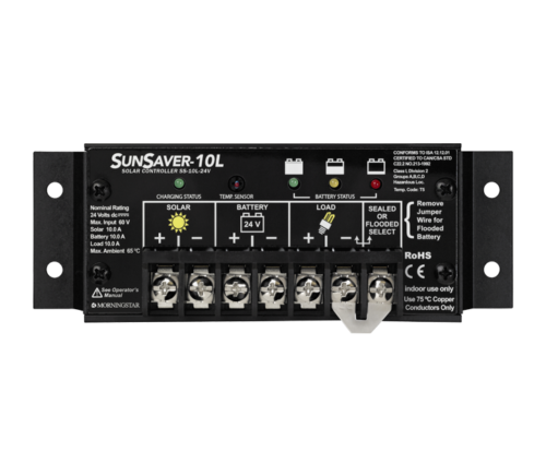 SS-10L-24V, SunSaver 10 Charge Controller, 24V, 10 Amp -LVD