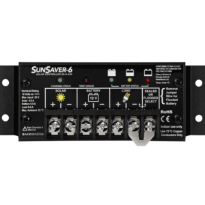 SS-6-12V, SunSaver 6 Charge Controller, 12V, 6 Amp
