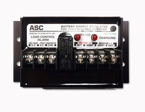 ASC 12/8-E, Charge Controller- 8 AMP- 12V- SHUNT- Low Voltage Disconnect