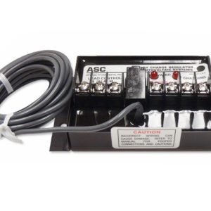 ASC 24/8-AE, Charge Controller- 8 AMP- 24V- SHUNT- TEMP COMP- Low Voltage Disconnect