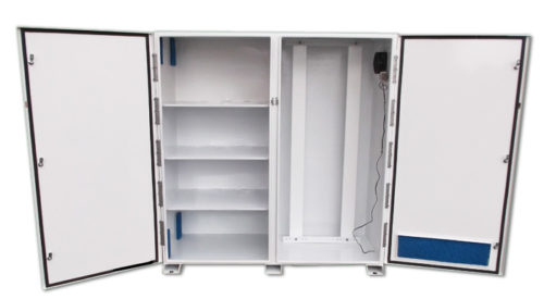 EB20-0072, Solar Battery Enclosure (Holds up to 8 Batteries) - Image 2