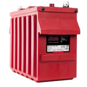 Rolls Battery 6CS17P, 6 Volt, 5000 Series, 770 Amphour (100 hr rate) deep cycle flooded