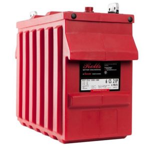 Rolls Battery 6CS21P, 6 Volt, 5000 Series, 963 Amphour (100 hr rate) deep cycle flooded
