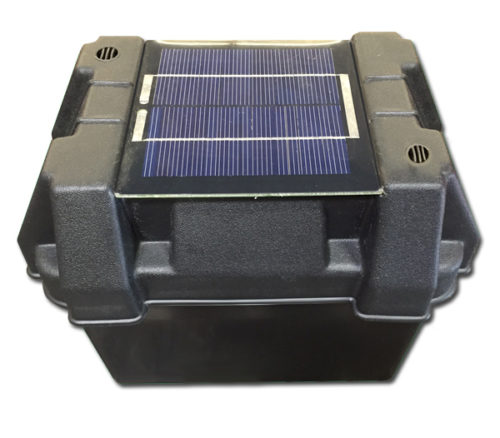 KIT-SMBB11, Battery Box with Solar Panel Attached