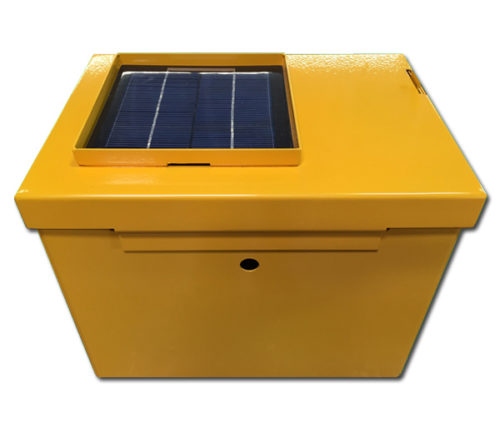 KIT-SMBB11-HD, Battery Box with Solar Panel Attached