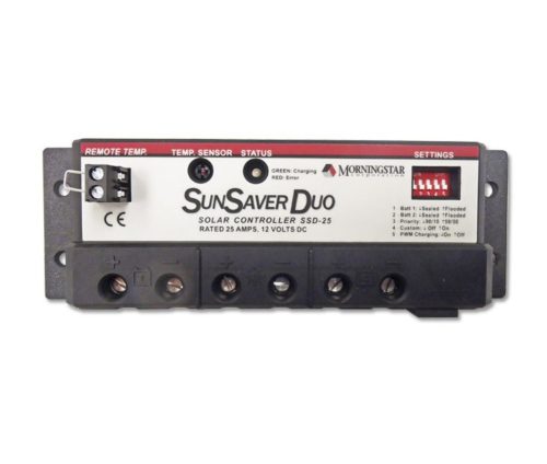 SSD-25RM, SunSaver-Duo 25 Amp Charge Controller,12V w/Meter