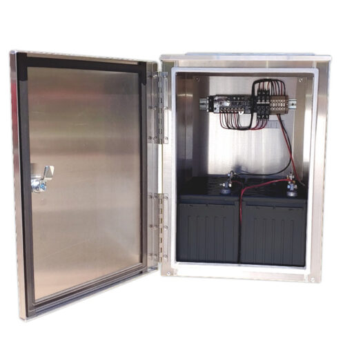 Aluminum  Solar Battery Enclosure for 2 Batteries - VL-ECAB-BB-2 - Image 3